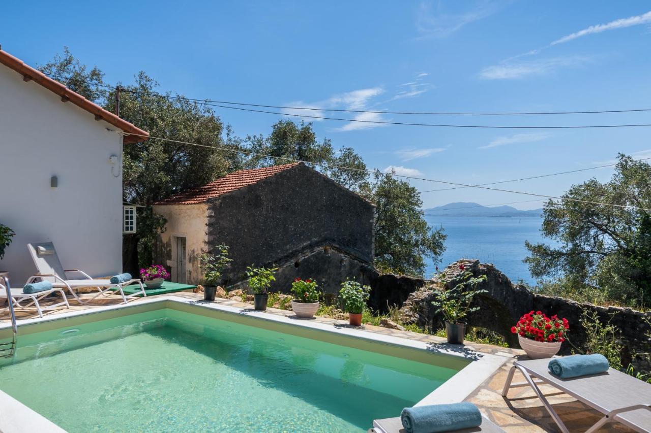 Alkinoi Seaview Villa With Private Pool By Konnect, Nisaki Nisaki  Luaran gambar