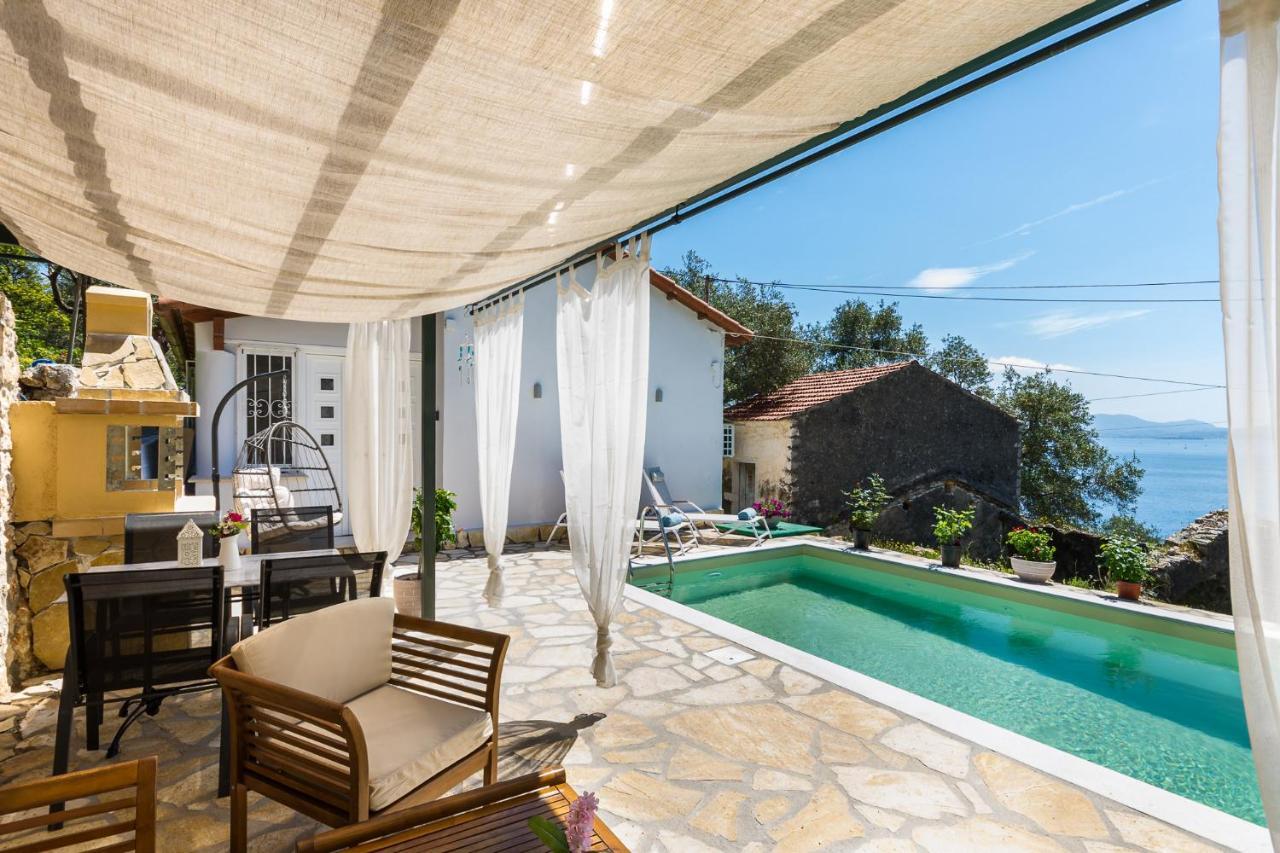 Alkinoi Seaview Villa With Private Pool By Konnect, Nisaki Nisaki  Luaran gambar